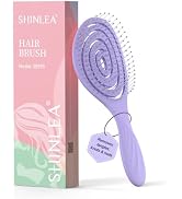 SHINLEA Detangle Hair Brush, Detangling Wet & Dry Spiral Hairbrush for Women, Men, Kids, Vented D...
