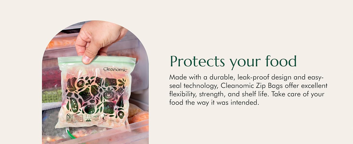 cleanomic sandwich zip bag