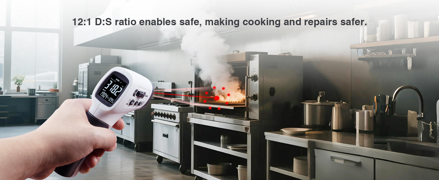 pistola de calor oil thermometer for frying thermometer gun cooking gadgets reptile thermostat heat