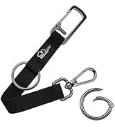 WK IEASON Unisex Adult Durable Metal Key Keeper, Belt Loop Key Ring Spring O Ring Key Holder for ...