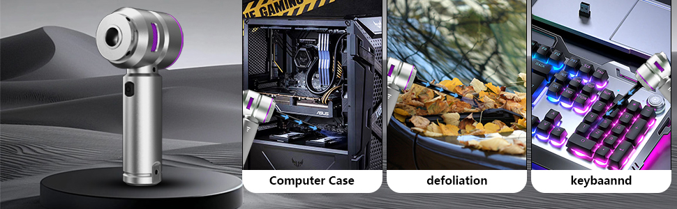 Mini Vacuum with Strong 210000Pa Suction & Compressed Air Dusters