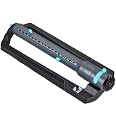 Lawn Turbo Oscillating Water Sprinkler 100003 Adjustable Pattern to Cover 4,150 sq.ft. by New Eng...