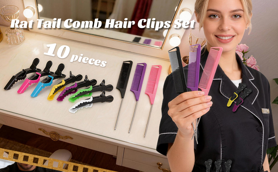 rat tail comb