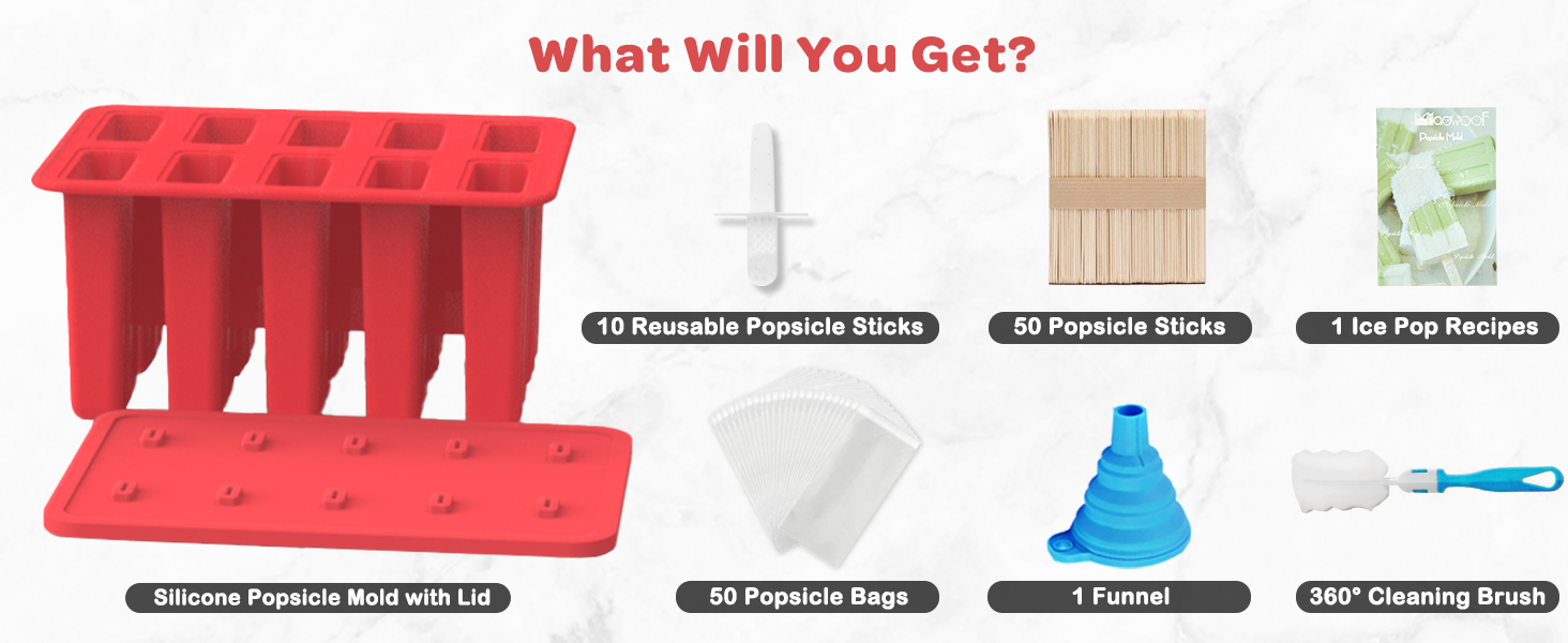 MIAOWOOF POPSICLES MOLDS