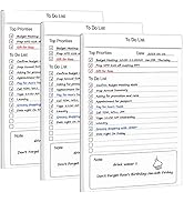 UpUDo To Do List Notepad 5.8" X 8.3", Daily Task Planner with Checklist, 52 Sheets Tear Off Note ...
