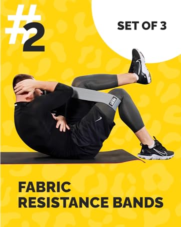 Set of 3 Fabric Resistance Bands