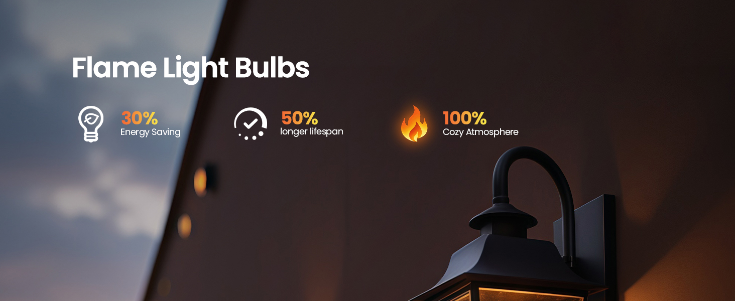 flame light bulbs