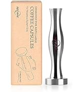 Stainless Steel Coffee Tamper Filling Tool by RECAPS Compatible with Nespresso Machine Refillable...