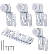 Nkiy Quen Wardrobe Door Roller,Sliding Closet Door Roller Kit with Screws and Slide Track,Closet ...