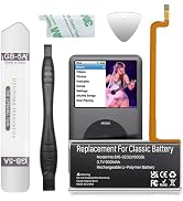 WAVYPO for iPod 5th - 7th Classic Battery, 900mAh,Black,High Capacity 0232 | Battery Replacement ...