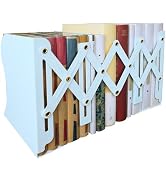 Yuetshuni Metal Bookends, Book Ends for Heavy Books, Adjustable Book Holder for Shelves, Book Sto...