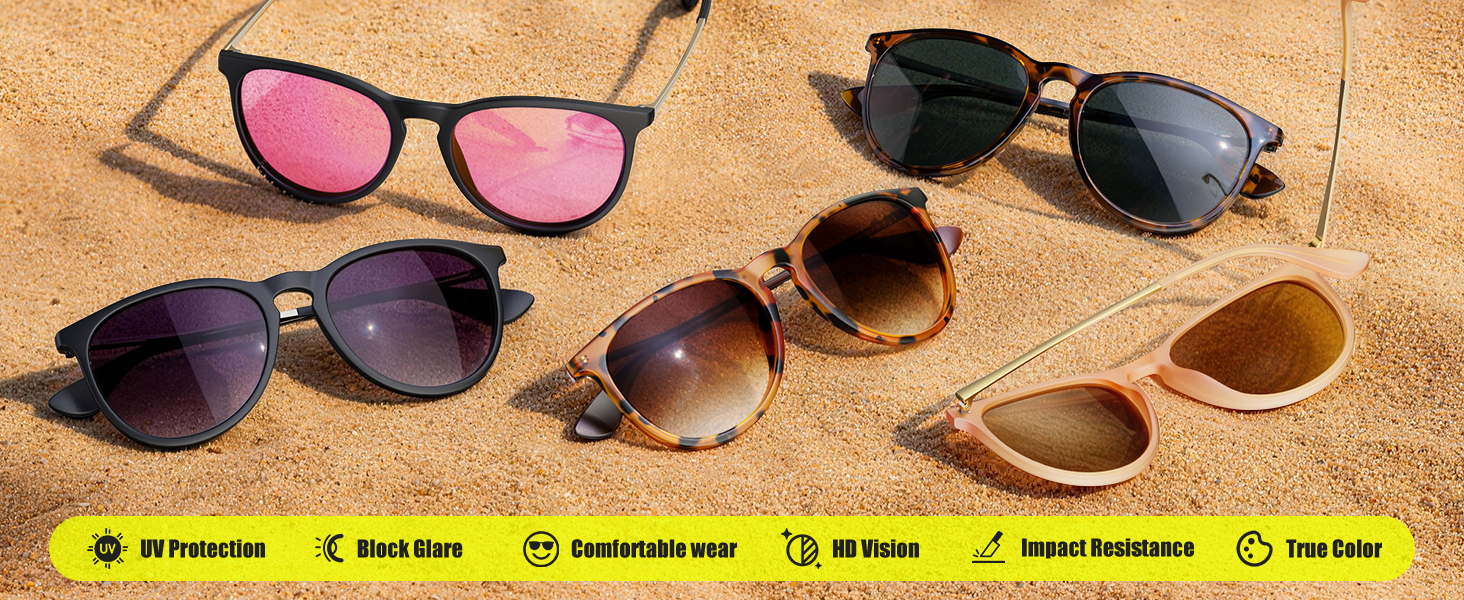trendy polarized sunglasses womens