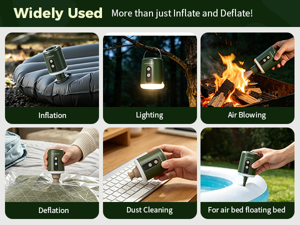 portable air pump for inflatables