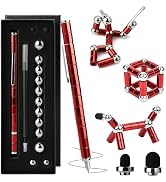 DOLASEV Magnetic Fidget Pen, Red Fidget Pen, Fidget Pens for Adults Teens Kids 8-12, Magnet Pen f...