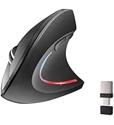 Gabongcui USB & Type-C Wireless Vertical Mouse Black