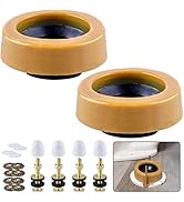 boeemi Extra Thick Wax Ring Toilet,with Flange and Bolts for Reinstallation of the Toilet, Fits 3...