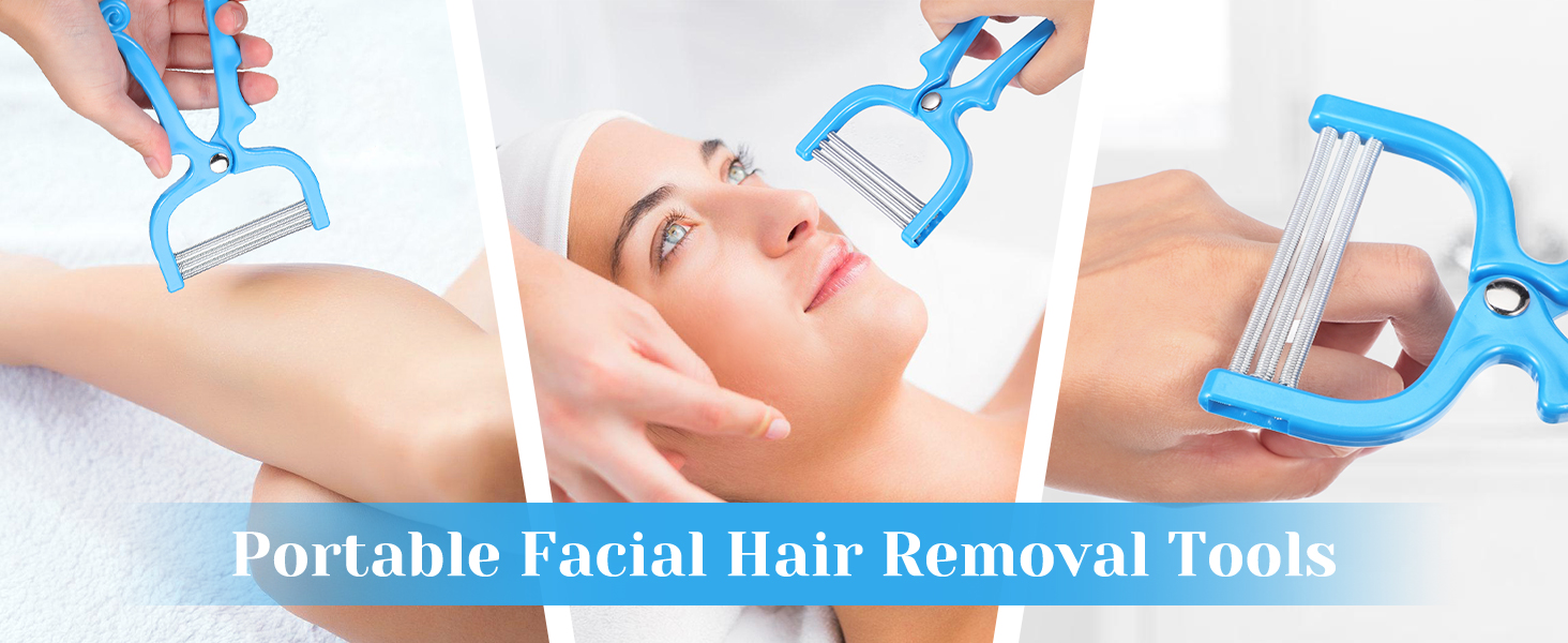 PORTABLE FACIAL HAIR REMOVAL TOOLS