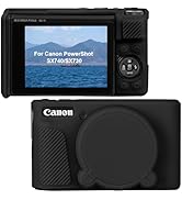 Canboc Silicone Cover for Canon PowerShot SX740 / SX730 Point and Shoot Digital Camera, SX740 Sof...