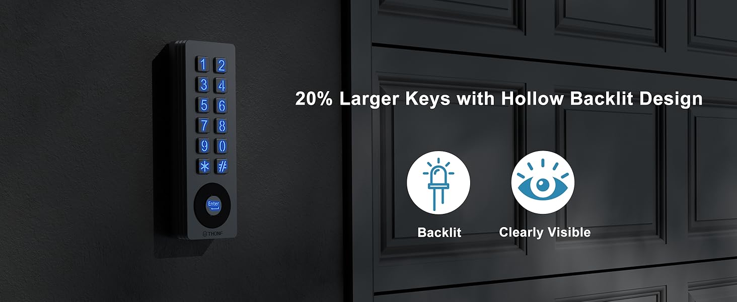 garage door keypad
