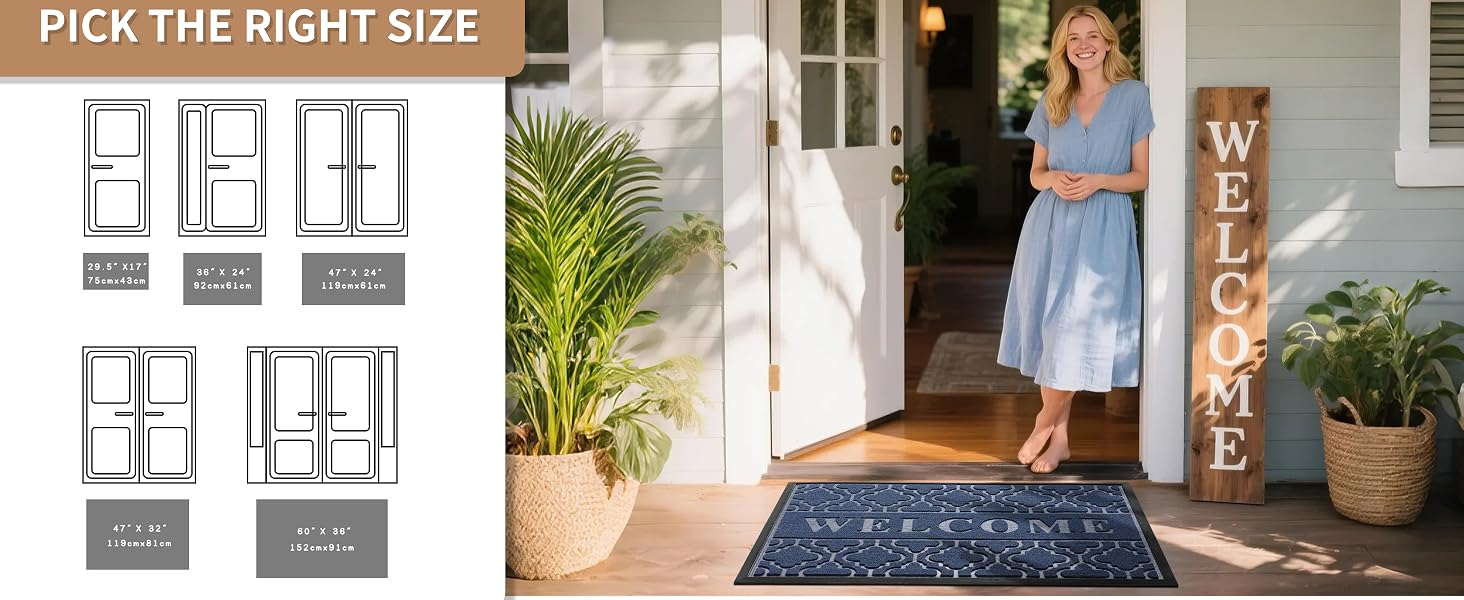 front door mat outside entrance