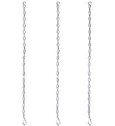 3 Pack Toilet Handle Chain Stainless Steel,Universal Toilet Flapper Lift Chain Replacement Fits M...