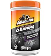 Armor All Ultra Shield + Ceramic Cleaning Wipes by Armor All, Car Interior Cleaner Wipes with Sta...