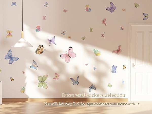 more wall decor, btterfly flower animals tree jungle quotes wall art