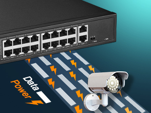 16-port gigabit poe switch