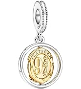 LIGHTDOG 925 Sterling Silve Charms fits Pandora Bracelets Necklace,5A Zircon Dangle Pendant Bead,...