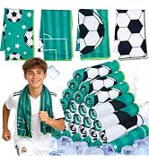 MENOLY 32 Packs Soccer Cooling Towels Bulk 40 x 12 Inch Sport Cooling Towels for Neck and Face Mi...