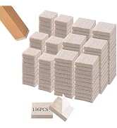 Fursafe&Q Felt Furniture Pads,Furniture Felt Pads for Hardwood Floors -Heavy Duty Self Adhesive F...