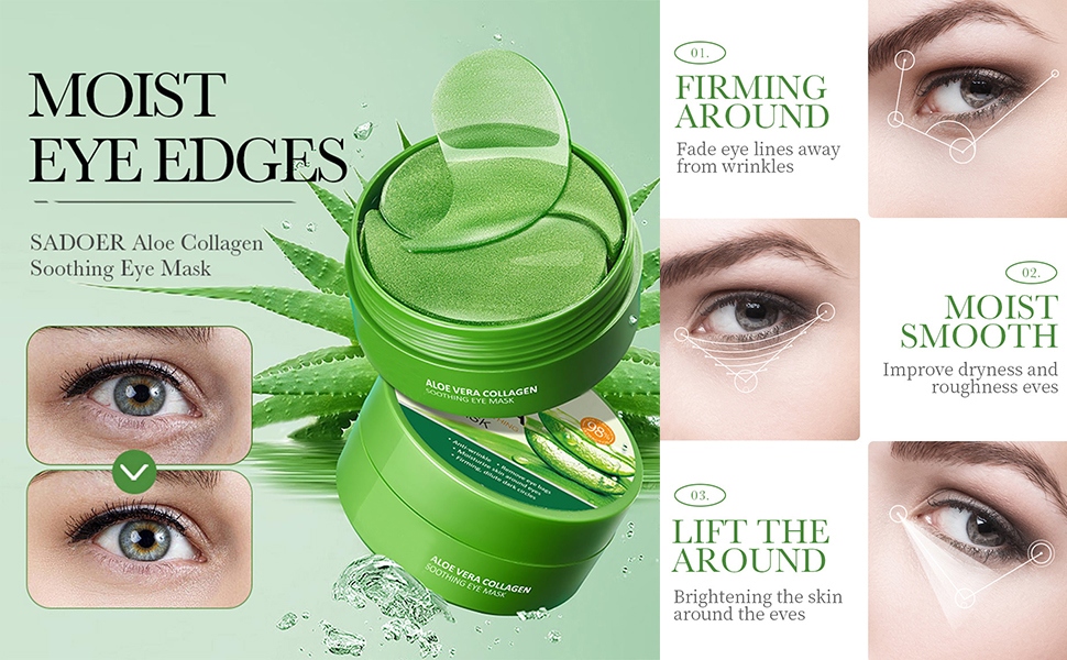 Under Eye Patches for Puffy Eyes and Dark Circles Treatments