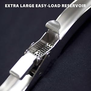 easy to load garlic press