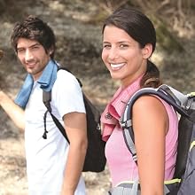 hiking, biking, backpacking cooling towel