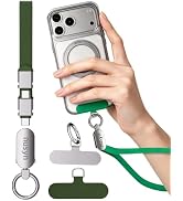 nusyn Phone Lanyard with C to C PD 240W Charging Cable, 0.98FT Phone Wrist Strap for Case, Phone ...