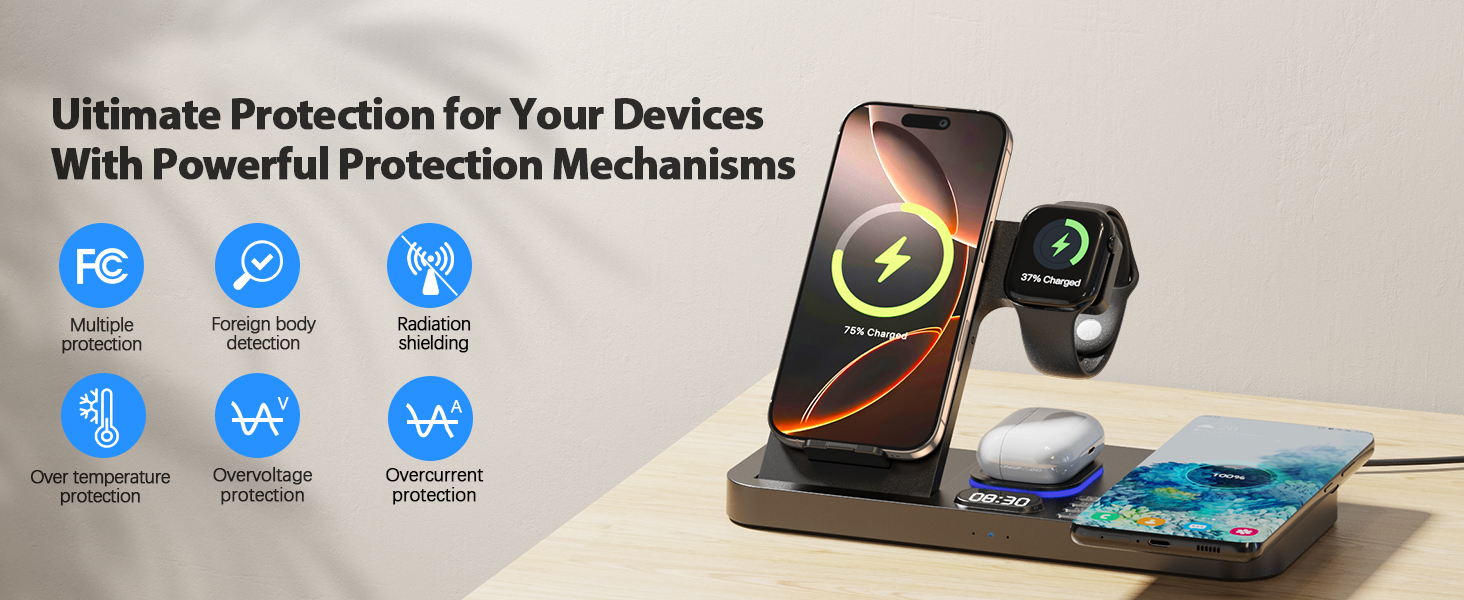dual phone charging station