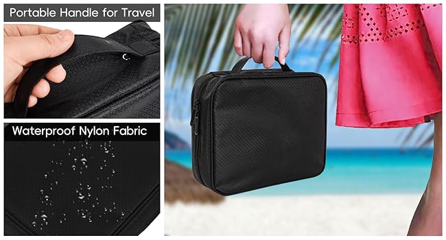 Portable travel jewelry case