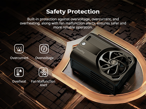 camera cooling fan with battery 5328