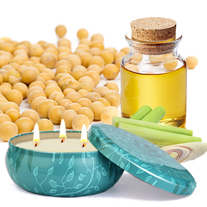 Citronella candles outdoor