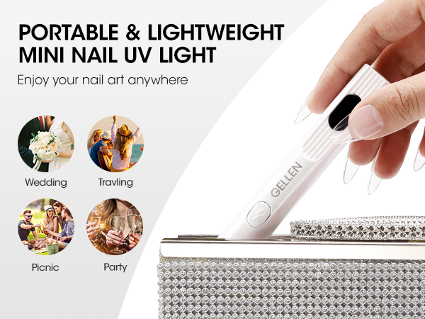Gellen uv light for gel nails