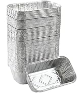 Waytiffer 100 Pack 1Lb mini Loaf Pans Heavy Duty Disposable Aluminum Foil Bread Tins Standard Siz...