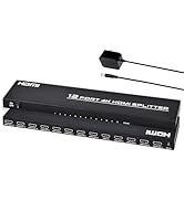 4K 1x12 HDMI Splitter 1 in 12 Out, 12 Port Powered HDMI Distributor/Duplicator Support 4Kx2K@30Hz...
