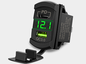 rocker switch style USB charger
