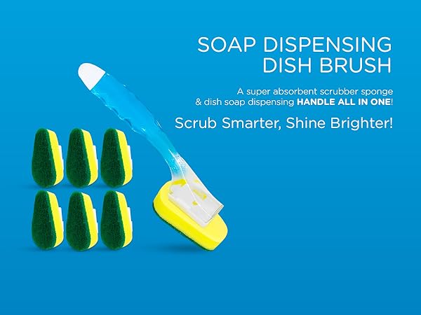 stainless steel esponjas para lavar platos scrubby circle dishwand liquid soap toilet kitchen dishes