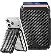 Spotelo Magnetic Wallet for iPhone, Compatible with MagSafe Adjustable Stand Wallet, RIFD Blockin...