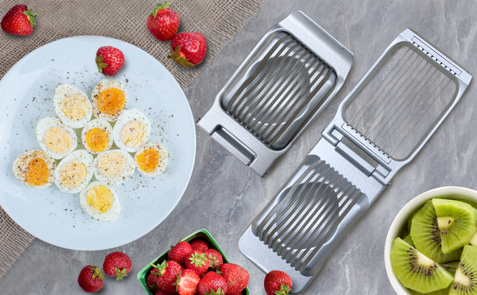 Egg Slicer for Hard Boiled Eggs Heavy Duty