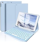 BQDIYOO Keyboard Case for iPad 9th/8th/7th Generation(2021/2020/2019) Detachable Wireless Bluetoo...