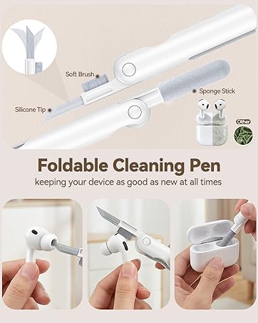 with 1 Pcs Foldable Cleaning Pen
