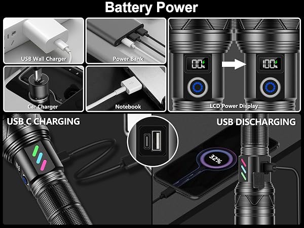 rechargeable flashlights