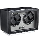 Mcbazel Watch Winder for Automatic Watches, 4 Slots Watch Winder with Quiet Japan-Made Motor, & L...